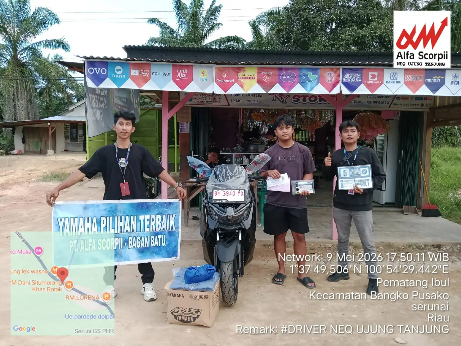 Delivery motor Yamaha ke rumah pelanggan dari Dealer Yamaha Rokan Hilir. Layanan pengiriman yang memudahkan calon pembeli mencari Dealer Yamaha Rokan Hilir terdekat.